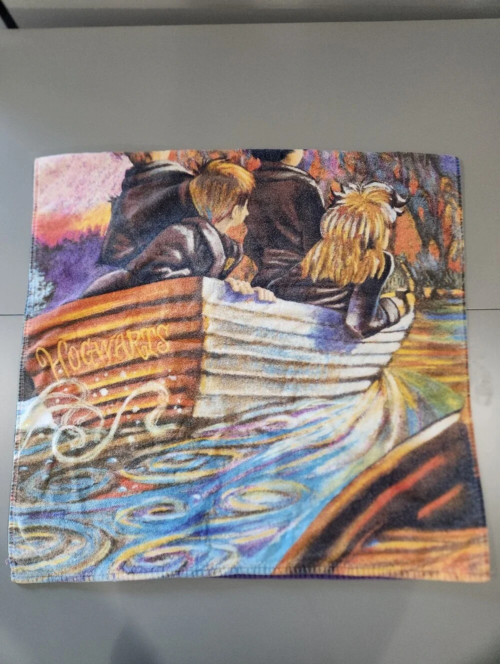 Vintage Harry Potter Arriving at Hogwarts Beach Towel 2000 53X27